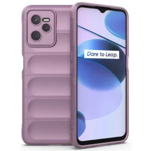 Newface Realme C35 Kılıf Optimum Silikon - Mor