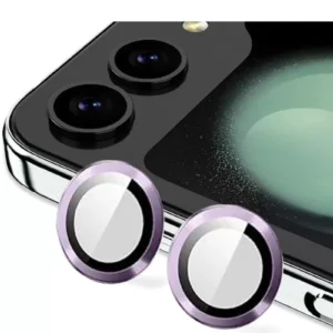 Newface Samsung Galaxy Z Flip 5 Valdez Metal Kamera Lens - Derin Mor