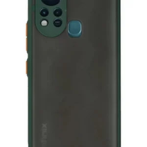 Newface İnfinix Hot 11s Kılıf Montreal Silikon Kapak - Yeşil