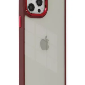 Newface İphone 12 Pro Max Kılıf Dora Kapak - Kırmızı