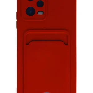 Newface Xiaomi Poco X5 5g Kılıf Kelvin Kartvizitli Silikon - Kırmızı