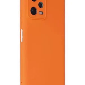 Newface Xiaomi Redmi Note 12 5g Kılıf Nano İçi Kadife Silikon - Turuncu