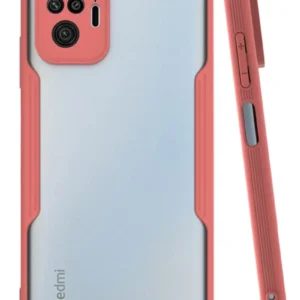 Newface Xiaomi Redmi Note 10 Pro Kılıf Platin Silikon - Pembe