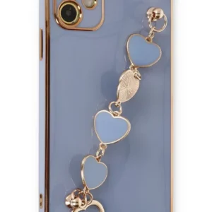 Newface İphone 12 Kılıf Esila Silikon - Gri