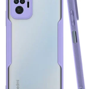 Newface Xiaomi Redmi Note 10 Pro Kılıf Platin Silikon - Lila