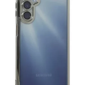 Newface Samsung Galaxy A35 5g Kılıf Razer Lensli Silikon - Gümüş