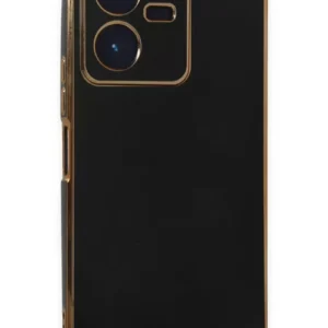 Newface Vivo Y22 2022 Kılıf Volet Silikon - Siyah