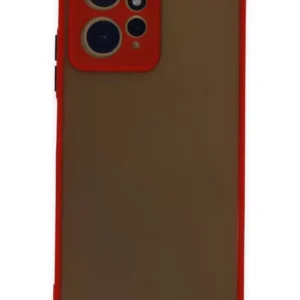 Newface Xiaomi Redmi Note 12 4g Kılıf Montreal Silikon Kapak - Kırmızı