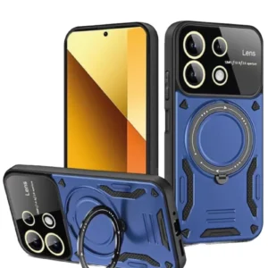 Newface Xiaomi Redmi Note 13 4g Kılıf Joy Lens Standlı Kapak - Lacivert