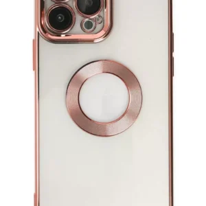 Newface İphone 14 Pro Kılıf Slot Silikon - Rose Gold