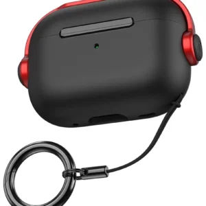 Newface Airpods 3 (3.nesil) Cool Kılıf - Siyah-kırmızı