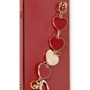 Newface İphone 6 Kılıf Esila Silikon - Kırmızı