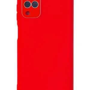 Newface Samsung Galaxy A22 Kılıf Lansman Glass Kapak - Kırmızı