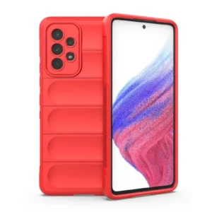 Newface Samsung Galaxy A73 5g Kılıf Optimum Silikon - Kırmızı