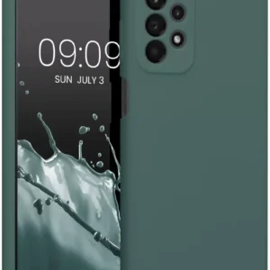 Newface Samsung Galaxy A23 4g Kılıf First Silikon - Koyu Yeşil