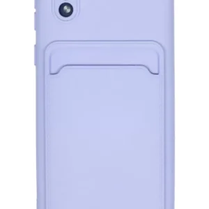 Newface Samsung Galaxy A01 Core Kılıf Kelvin Kartvizitli Silikon - Lila