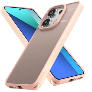 Newface Xiaomi Redmi Note 13 Pro 4g Kılıf Elegant Kapak - Pudra