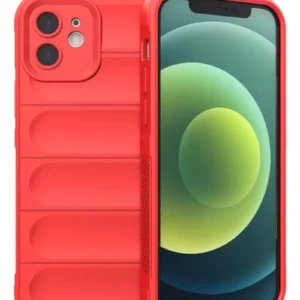 Newface İphone 12 Kılıf Optimum Silikon - Kırmızı