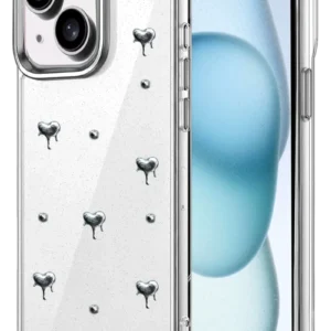 Newface Apple İphone 15 Plus Fiyonk Desenli Kapak - Desen 1