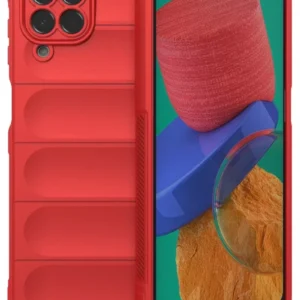 Newface Samsung Galaxy M33 Kılıf Optimum Silikon - Kırmızı