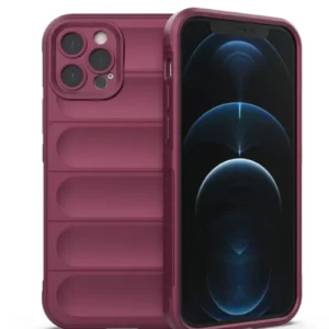 Newface İphone 12 Pro Kılıf Optimum Silikon - Bordo