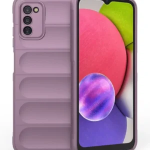 Newface Samsung Galaxy A03s Kılıf Optimum Silikon - Mor