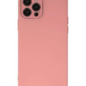 Newface İphone 12 Pro Kılıf Lansman Glass Kapak - Pembe