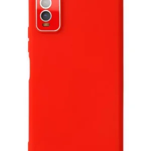 Newface Vivo Y11s Kılıf Lansman Glass Kapak - Kırmızı