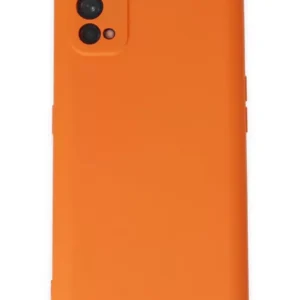 Newface Realme 7 Pro Kılıf Nano İçi Kadife Silikon - Turuncu