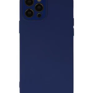 Newface İphone 12 Pro Max Kılıf Lansman Glass Kapak - Sky Blue