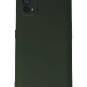 Newface Realme 7 Pro Kılıf Nano İçi Kadife Silikon - Koyu Yeşil