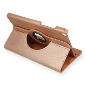Newface Samsung Galaxy T290 Tab A 8 Kılıf 360 Tablet Deri Kılıf - Rose Gold