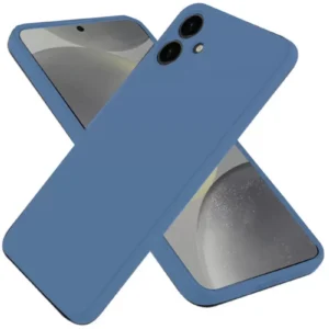 Newface Samsung Galaxy A06 Kılıf First Silikon - Mavi