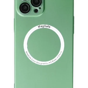 Newface İphone 12 Pro Kılıf Jack Magneticsafe Lens Silikon - Yeşil