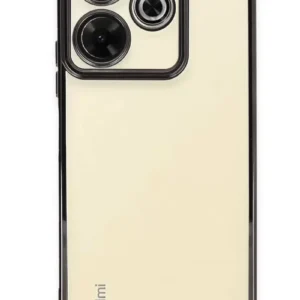 Newface Xiaomi Redmi 13 4g Kılıf Razer Lensli Silikon - Siyah