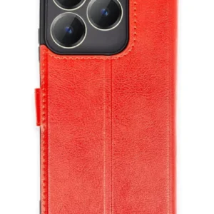 Newface Realme C63 Kılıf Trend S Plus Kapaklı Kılıf - Kırmızı