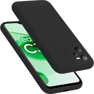 Newface Realme C35 Kılıf First Silikon - Siyah