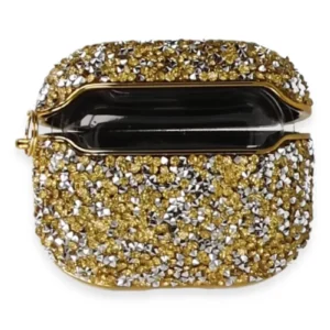 Newface Airpods 3 (3.nesil) Mira Taşlı Kılıf - Gold