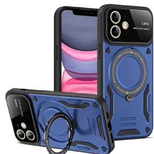 Newface İphone 11 Kılıf Joy Lens Standlı Kapak - Lacivert