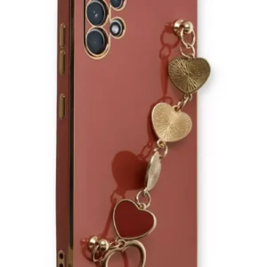 Newface Samsung Galaxy A32 Kılıf Esila Silikon - Kırmızı