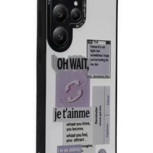 Newface Samsung Galaxy S23 Ultra Kılıf Mirror Desenli Kapak - Mirror - 4