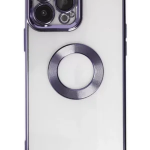 Newface İphone 14 Pro Max Kılıf Slot Silikon - Mor