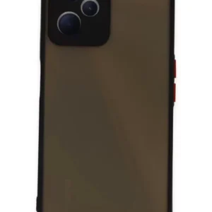 Newface Realme C35 Kılıf Montreal Silikon Kapak - Siyah