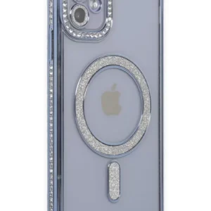 Newface İphone 11 Kılıf Joke Simli Magneticsafe Kılıf - Mavi