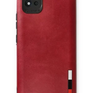 Newface Realme C11 2021 Kılıf Loop Deri Silikon - Kırmızı