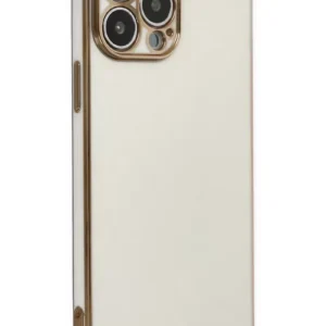 Newface İphone 14 Pro Max Kılıf Volet Silikon - Beyaz