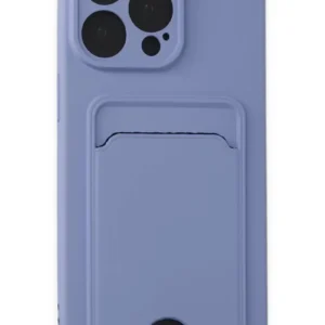 Newface İphone 14 Pro Max Kılıf Kelvin Kartvizitli Silikon - Lila