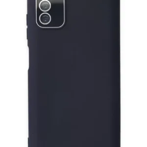 Newface Samsung Galaxy A03s Kılıf Lansman Glass Kapak - Lacivert