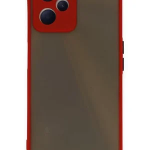 Newface Realme C35 Kılıf Montreal Silikon Kapak - Kırmızı