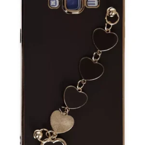 Newface Samsung Galaxy J7 Kılıf Esila Silikon - Siyah